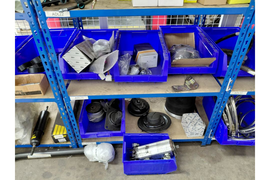 5 x Bays of Boltless Racking and Contents to Include: Alexander Dennis Spare Parts and Consumables - Image 6 of 10