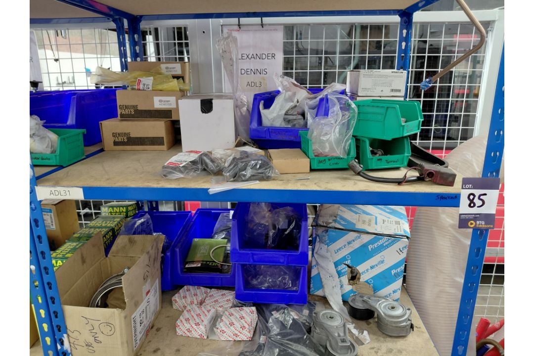 5 x Bays of Boltless Racking and Contents to Include: Alexander Dennis Spare Parts and Consumables - Image 9 of 10