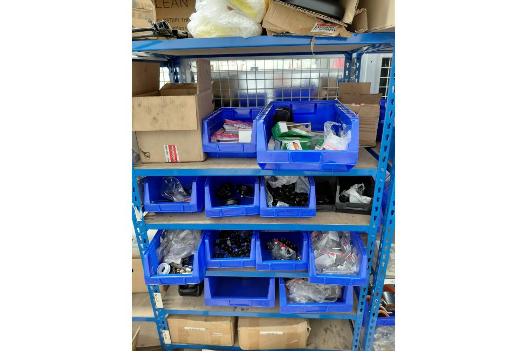 5 x Bays of Boltless Racking and Contents to Include: Alexander Dennis Spare Parts and Consumables - Image 3 of 10