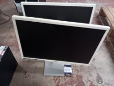 2 x Dell P2217WH monitors