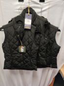 3x Ariat Woodside Vests in Black (Sizes XS, S, M) RRP £125 each