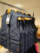 R.M.Williams 10x Wilby Vests, RRP £55 each, sizes 1x 8, 1x 10, 1x 12, 4x 14, 3x 16; 2x Wilpena Creek