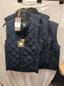 4x Ariat Mens Woodside Vests, (1-S,2-M,1-XL) RRP £108 each
