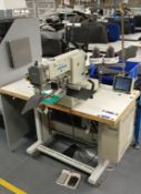 Mitsubishi PLK-E1010 Programmable Sewing Machine (Serial Number 120033) (Advised New Power Pack Poss