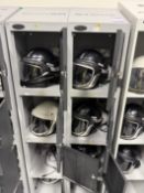 Pureflo Changing Locker. Eight section Changing Locker for Pureflo Breathing Helmets with 5 x Helmet