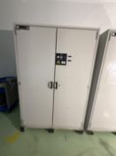 Asecos EN 14471-1 XL line 2015 Fireproof Chemical Store. 155 x 102 x 235cm. Denios 220 Ltr MS Bund w