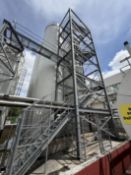 This is a Composite lot made up of Lots 4030 to 4033: 2x Braby 316 SS Powder Silo 182.9 m2 gross vol