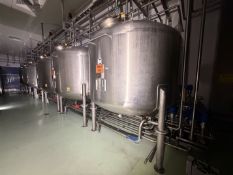 Mouthwash 3 process 6 x 316 SS Storage Tanks by Able Engineering (3) and Tudor Engineering (3) 2500