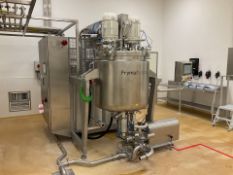 Fryma Koruma VME 400 Jacketed mixer. 400 Litre. YOM 2020. Manuals. Usefull volume 380 L, min 170 l.m