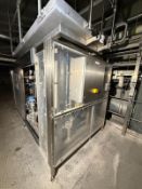 Skid Mounted CIP (Set 7) 2002 inc approx 2000 ltr water tank, 2 x Chemicsl mix tanks, Tranter heat e