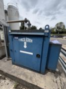 Aerzen VML 18R Delta Screw compressor. In a lockable sound reduction box.