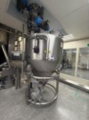 316 SS Nova Weigh 4000 ltr Buffer tank on Nova Weigh load cells and Siemens Blower