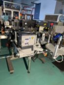 ALS ALX 730 Label printer and applicator after shrintunnel. YOM 2018. Located on 1st floor. This lot