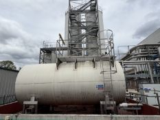 Wincanton PEG 400 SS Supply tanks. Sitting on load cells. YOM 2002. Top vented. Diameter 300 x 700 x