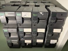 12x Zebra ZT 410 Printers. No power leads. This lot also forms part of composite Lot 4319 At the end