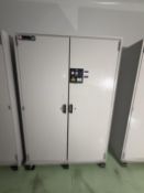 Asecos EN 14471-1 XL line 2015 Fireproof Chemical Store. 155 x 102 x 235cm. Denios 220 Ltr MS Bund w