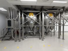 Flexicom Wefco Gainsborough 316 Buffer Tanks. 316 SS. 2x and Framework. YOM 2015. 69.3m3/70000 ltr c