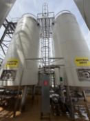 2x Diesenvale Engineering 316SS Liquid Silos. 1 x 60 m3 Sorbitol Storage Tank, 1 x 60 m3 Glycerine s