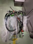 4 x Flux F16 Drum emptying pumps. Located on 1st floor