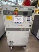 ICS Chiller iC 305. 2017, Gas R410A, mobile unit, degassed. 123 x 66 x 150 cm