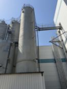 This is a Composite lot made up of Lots 4001 to 4007: 7x Solitec 316 SS Powder Silo 7. Approx 75 Ton