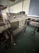 Line 17 Secomak Powerstrip Air Knife. Servo drive. Max aperture 50 x 30 cm. 80 - 200 pm. Located on