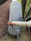 2x Hoval Air Reciever. 2007. 9.6 Bar test pressure. -20 deg to 50 deg. 160cm Diameter x 340cm high v