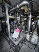 Contiuous Mixer Finishing Skid. Flavour and whitening blended into base paste. 4 x 45 Ltr Flavour ve