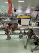 Height Test unit on 250 cm conveyor with Markem Imaje Twin head printer with Sick laser counter. Thi