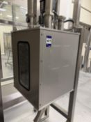 SS 6-1 Pipe Diverter Box. Floor mounted to incoming silo pipes. 80 x 70 x 240cm
