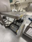 Advanced Handling SP. SC-800-S-M-66 345 800kg bottle trolley hoist. 135 x 85cm top. Has bottle attac