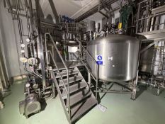 Mouthwash 2 - Able Liquid Blending system with 2 x 2500 Ltr Blending tankls with Lightnin LS27 agita