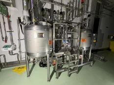 Musk Continuous Blending unit with Musk Base Buffer tanks and Musk Purified Water Buffer tanks both
