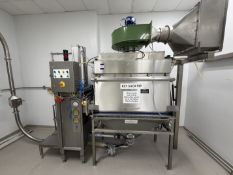 FC1 Flexicom Type Sack Tip Station. 316 SS. C/W Air and Dust control. Eclipse in line tube magnet. 1