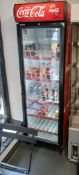 Klimasan D 372 SC M4C Coca Cola Branded Vertical Cooler (Approx. 600W x 2000H) (Contents not include