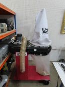 Lumberjack UDE130L 130 litre single bag mobile dust extractor (240V). Please note there is a £10 Plu