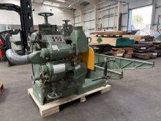 Wadkin EKA 5 Head tenoner, 3PH. 2700mm x 2400mm. Please note this lot has a £40+VAT lift out fee