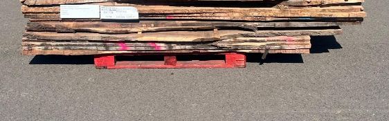 27 mm Kiln American Dried Black Walnut - Boules 0.7 m3 / 25 cubic foot Natural edged boards widths a