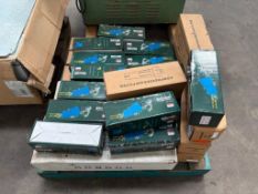 A pallet of compressed air filters and precise filters. Please note there is a £10 Plus VAT Lift Out