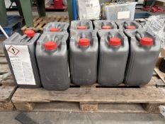 9 x 20L bottles of Castrol fluid - inlcudes Almaredge 230 and Techniclean MTC43.