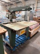 Wadkin Bursgreen BRA350 radial arm saw - S/N 79583 - 3PH. Please note there is a £20 Plus VAT Lift O