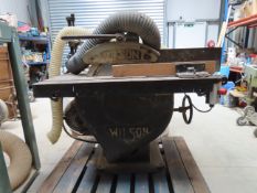 Wilson Circular Saw coms with spare blades 'needs ew on/off switch' 3PH. Please note there is a £10