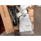 Contents of pallet to include 2 x resaw feeders, 2 x mitre fences, box of spanners, turning tooling, - Image 3 of 4