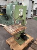 Elektra Beckum bench vertical bandsaw - 240v. Please note this lot has a £15+VAT lift out fee.