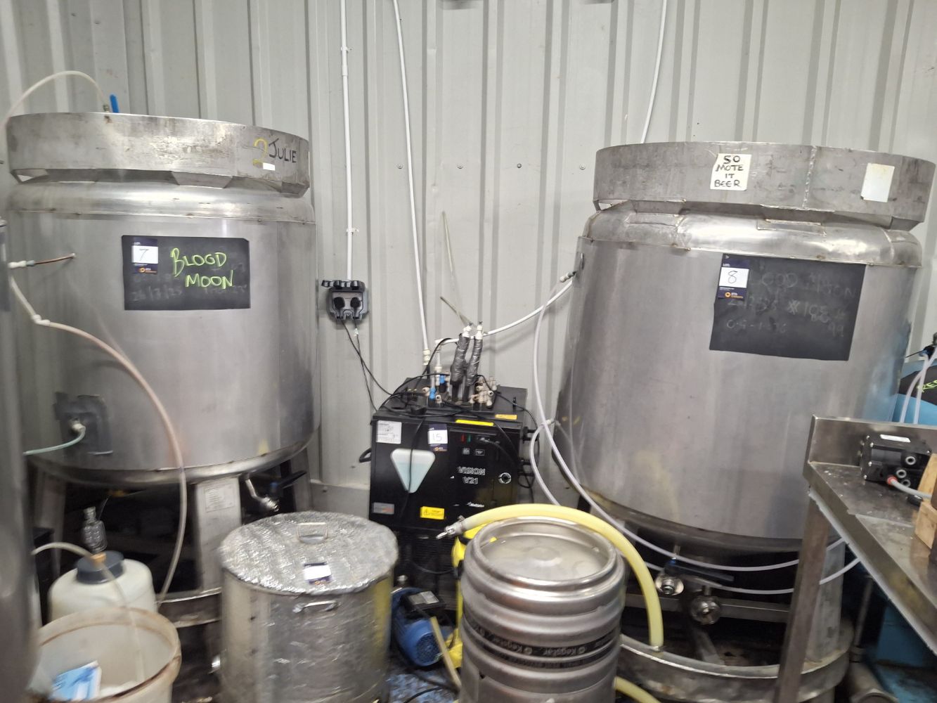Contents of a 5 Barrel Brewery and Tap House