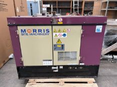 2013 DENYO DCA-15ESEK diesel generator with 12.5kVA output and a D1703 12.4kW output engine. Please