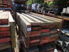 Qty of Kwikstage type scaffolding steel/galvanised platforms length 2410mm Please note there is a £1
