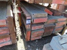 Qty of Kwikstage type scaffolding steel/galvanised platforms length 2410mm Please note there is a £1