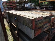 Qty of Kwikstage type scaffolding steel/galvanised platforms length 2410mm Please note there is a £1