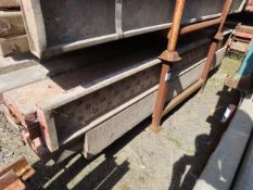 Qty of Kwikstage type scaffolding platforms steel/galvanised length 2410mm- stillage included. Pleas